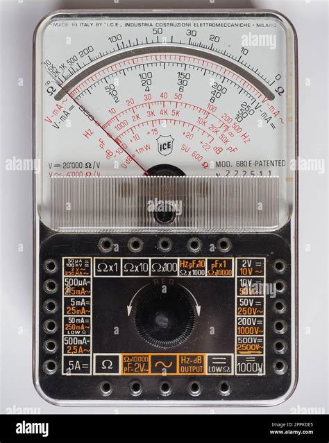 Parts Of Analog Multimeter