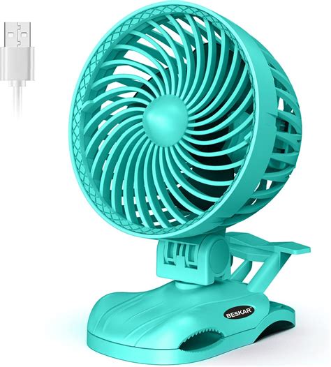 BESKAR Clip on Fan Small Desk Fan - Personal USB Fan India | Ubuy