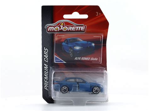 Alfa-Romeo Giulia blue Premium Cars Majorette scale model car | Scale ...