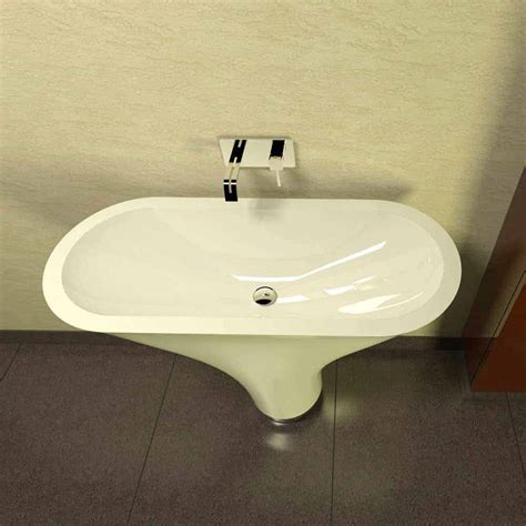 Modern design freestanding sink Flounder, made in Italy
