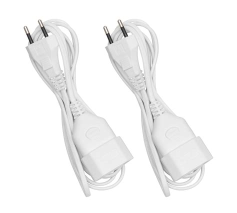 Luxorparts Ujordet skjøteledning 2,5 m (EU) 2-pk. - Skjøteledninger ...