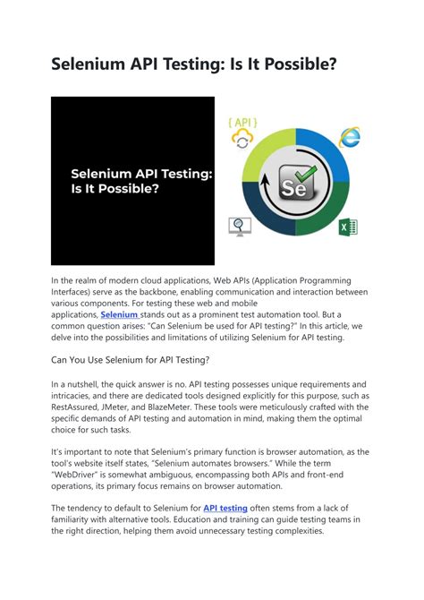 Image result for Selenium API Testing