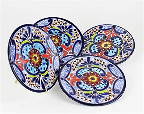 Talavera Dinnerware Set 16 piece, Mexican Style Dishware Set, Talavera ...