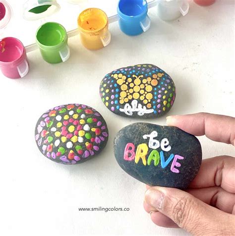 Easy Rock Painting Kit To Try With Your Kids - Smiling Colors