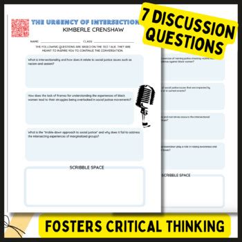 Image result for Intersectionality Worksheet