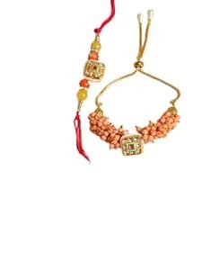 Chocozone Men Rakhi for Brother & Bhabhi Rakhi Lumba Set for Bhai ...