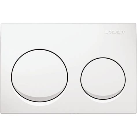 Geberit Flush Plate | White | Alpha 20 Series | 115.040.11.3 | 2 Years ...