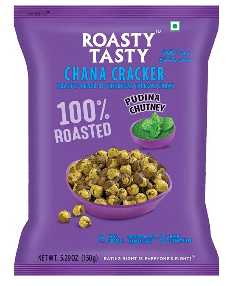 Roasty Tasty Chana Cracker Pudina Chutney Roasted Nameen Snack 400gm ...