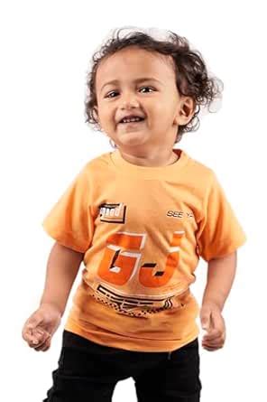 Buy CocoBelle NYC Boy's Round Neck T-Shirt Printed Cotton Half Sleeve ...