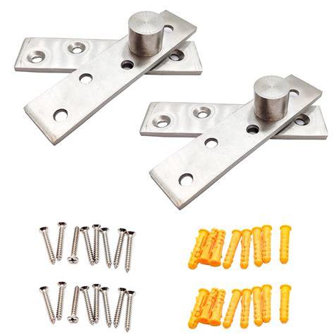 Buy 100mm/4Inch Hidden Door Pivot Hinges 360 Degree Stainless Steel ...