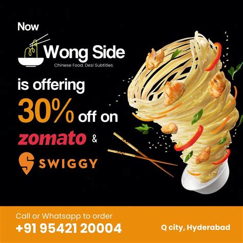Menu at Wong Side, Hyderabad