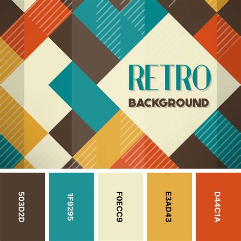 31 Retro Color Palettes for Throwback Designs | Color Meanings