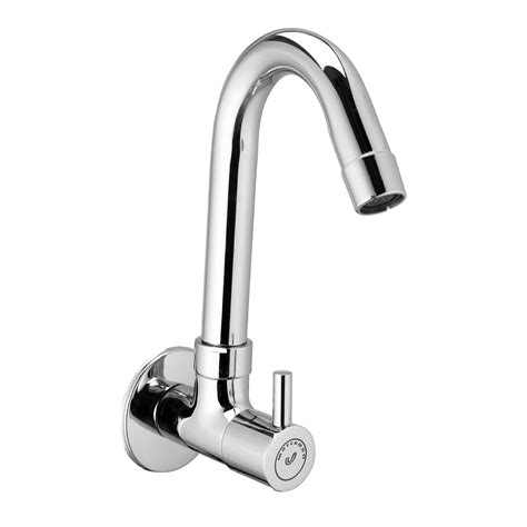 Waterman Aria Sink Cocke Tap 360° Swivel Spout with Wall Flange for ...