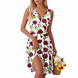 WULMLEO Summer Wrap Dresses for Women 2025 V Neck Knee Length ...