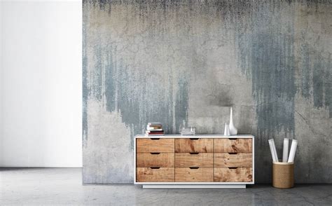 Coloured Concrete Textured Geometric Wallpaper – Myindianthings