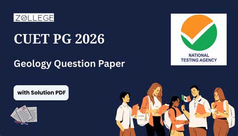 CUET PG 2026 Geology Question Paper with Solution Pdf (Available)