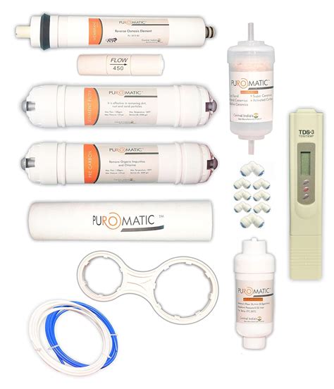 PUROMATIC RO Water Purifier Service Kit: PP Spun Filter, Sediment ...