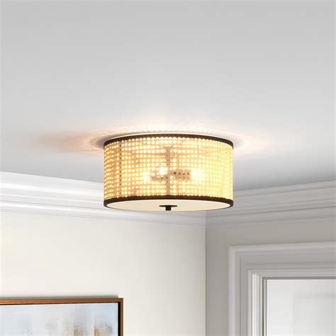 Wicker Pendant Light for Living Room Jevalon | Akway