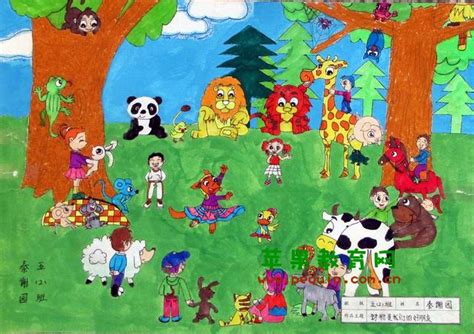 五年级庆六一儿童节儿童画_儿童画图片|作品欣赏