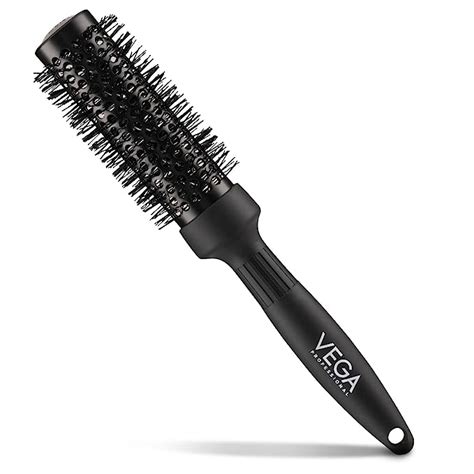 Buy VEGA PROFESSIONAL Carbon Dry Round Hair Brush 32mm | Hair Styling ...