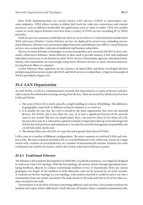 Computing handbook cse (80) - Network Organization and Topologies 45 ...