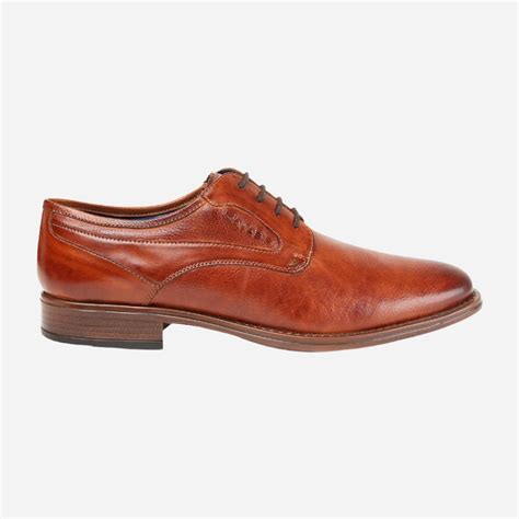 MASABIH GENUINE MILLED TAN LEATHER DERBY LACE UP SHOES FOR MEN – Masabih