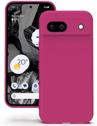 YATWIN Silicone Back Case for Google Pixel 8A, Soft-Touch Phone Back ...