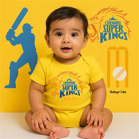 Chennai Super Kings – Baby robe by namro