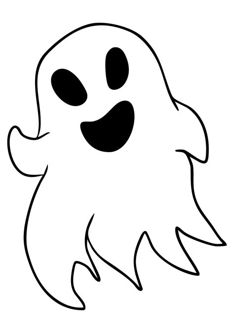 Halloween Ghost Stencils - 14 Free PDF Printables | Printablee