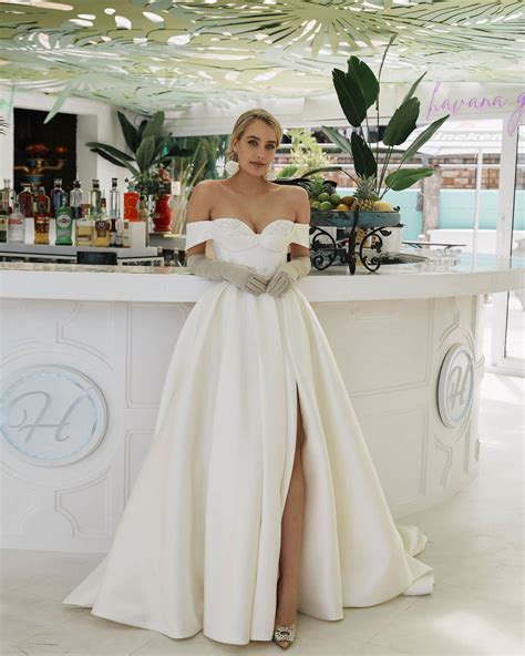 Elbeth Gillis Botanical Collection | Alexandra High Split Wedding Dress