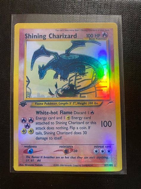 Buy Shining Charizard Gx Ex Vmax V Pokémon Card Orica Holographic ...