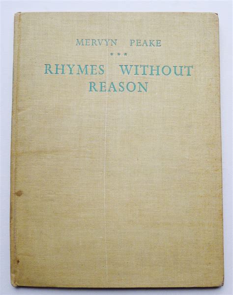 Rhymes Without Reason by Peake Mervyn: Very Good Hardcover (1944) 1st ...