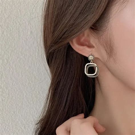 Geometric Drop Earring