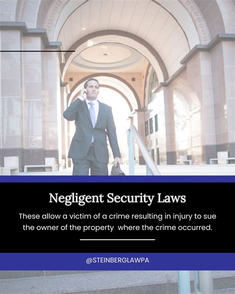 How negligent security laws protect you in a violent crime | Steinberg ...
