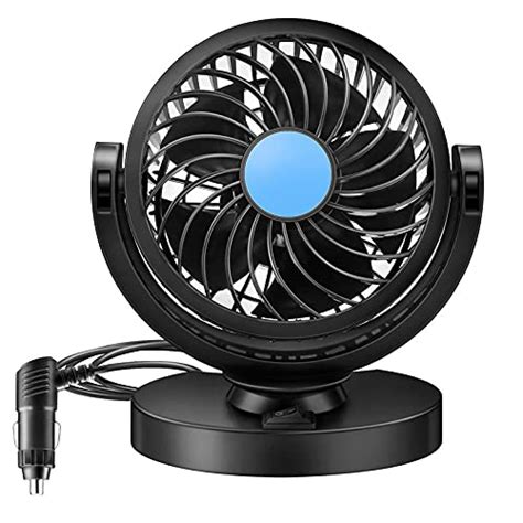 Trest 12V 360 Rotating Strong Wind Car Low Noise Portable Auto Air ...