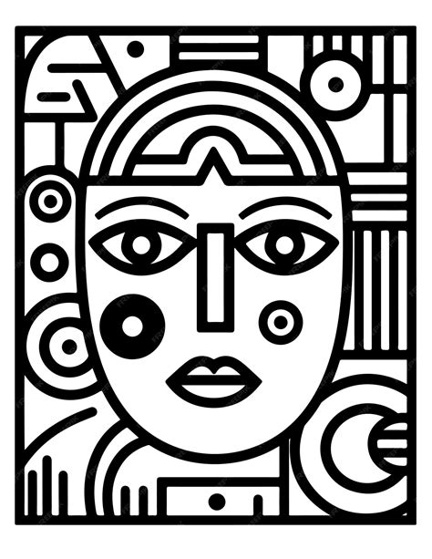 Simple Coloring Pages Bold Lines