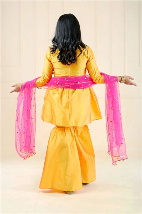 Amber Fuchsia Mom and Daughter Matching Peplum Suit Set