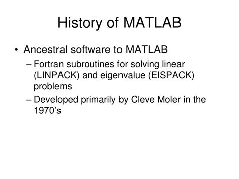 Image result for History of MATLAB