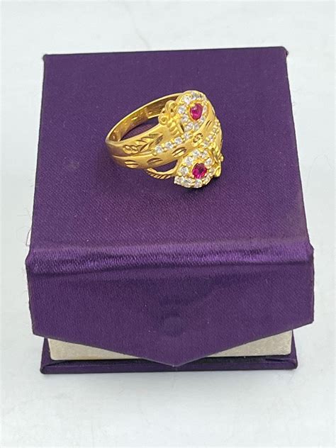 1 GRAM GOLD LADIES RING FOR WOMEN DESIGN A-18 – Radhe Imitation