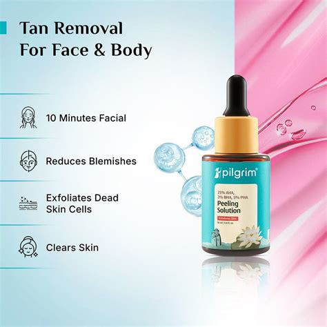 Buy 25% AHA, 2% BHA, 5% PHA Peeling Solution For Tan Removal