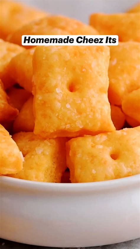 Homemade Cheese Crackers | Recipe | Homemade cheese crackers, Homemade ...