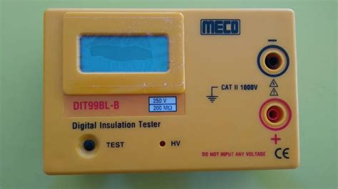 Insulation Tester - MECO- Electronic Analog Insulation Tester - MC941 ...