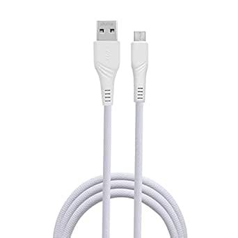 Ziox® Plug Micro USB Braided Sync & Fast Charging 2.4A Data Cable High ...