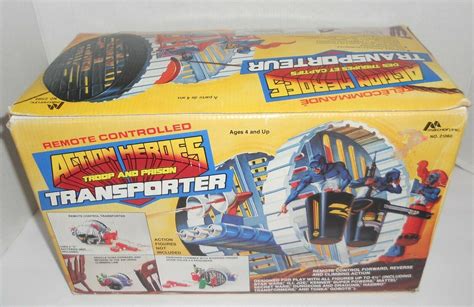 Vtg 1984 Action Heroes Troop & Prison Transporter Remote Controlled ...