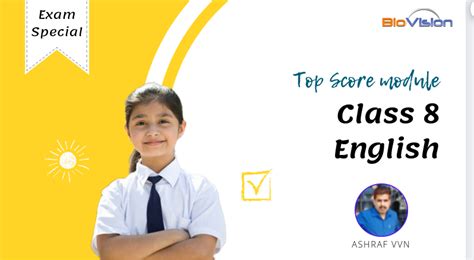 Class 8 English - Top Score Module