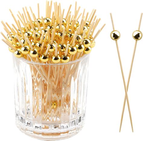 Amazon.com | 120PCS Cocktail Picks Toothpicks for Appetizers Cocktail ...