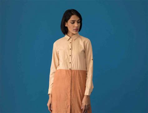 Buy Peruvian Colour Block Cotton Kurta | Latest Dresses for Women ...