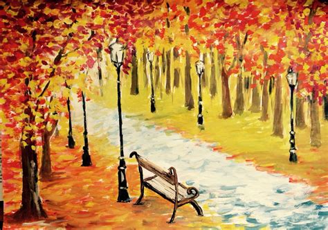 fall background drawing