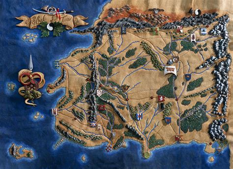 [Artist] [OC] Wheel of Time map - Custom handmade map commission : r/WoT