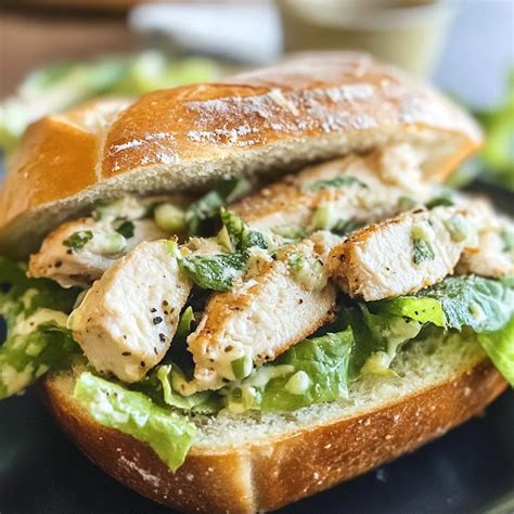 Garlic Bread Chicken Caesar Sandwich: Easy & Delicious Recipe! – The ...